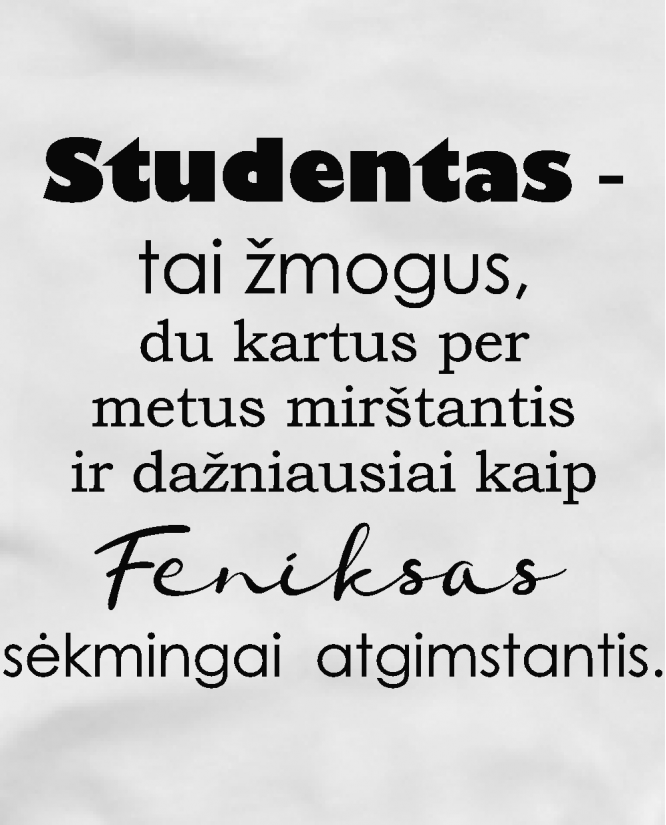 studentas tai feniksas